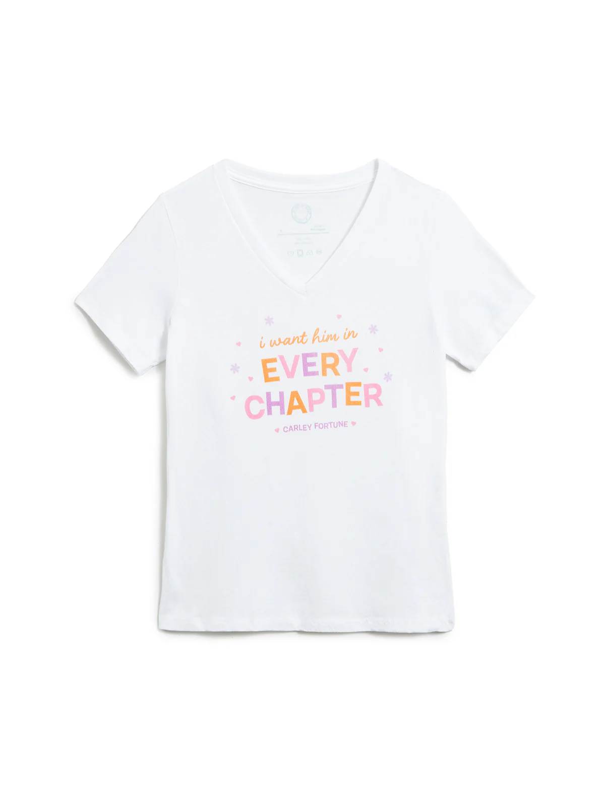 Carley Fortune: Every Chapter Women's V-Neck T-Shirt (Print Shop)
