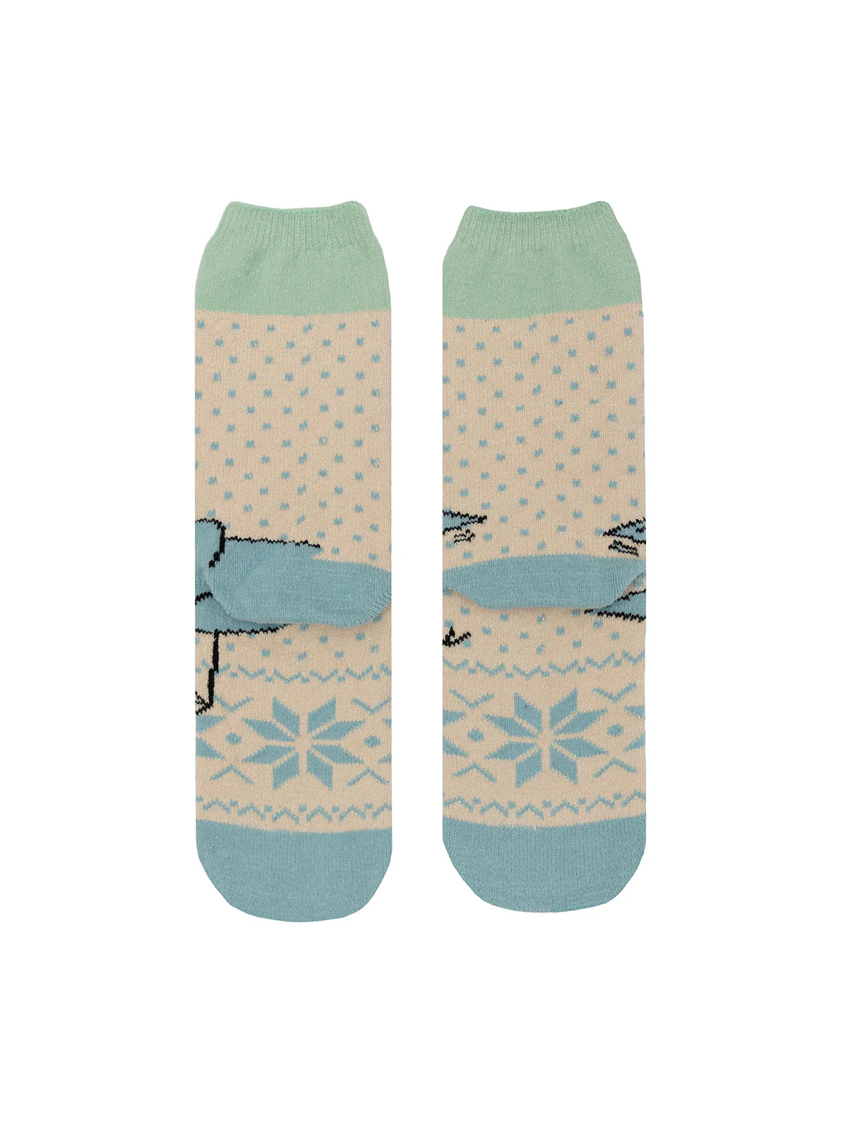 Don't Let the Pigeon Drive the Sleigh cozy socks - Image 2