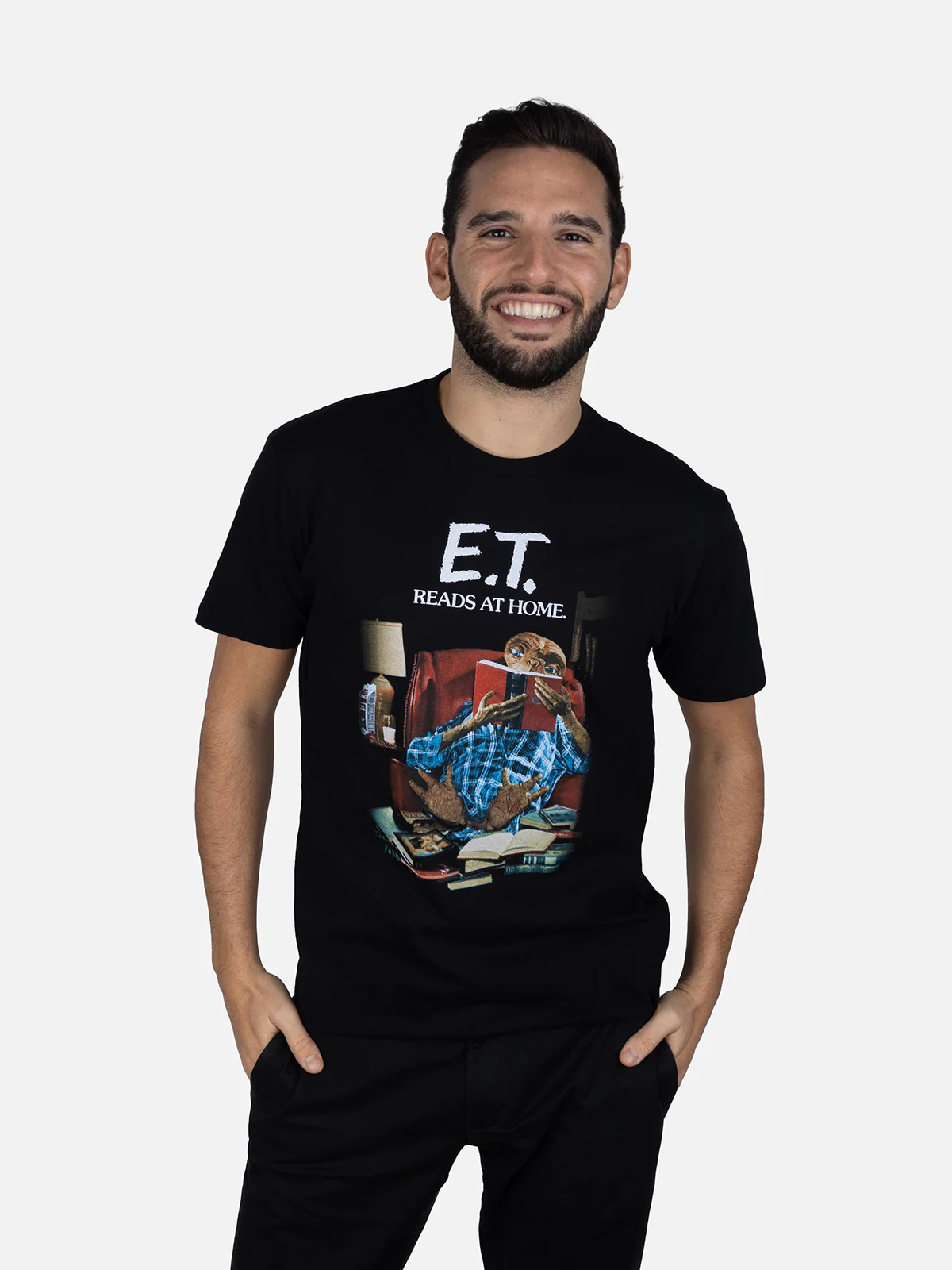 E.T. Reads at Home Unisex T-Shirt - Image 2
