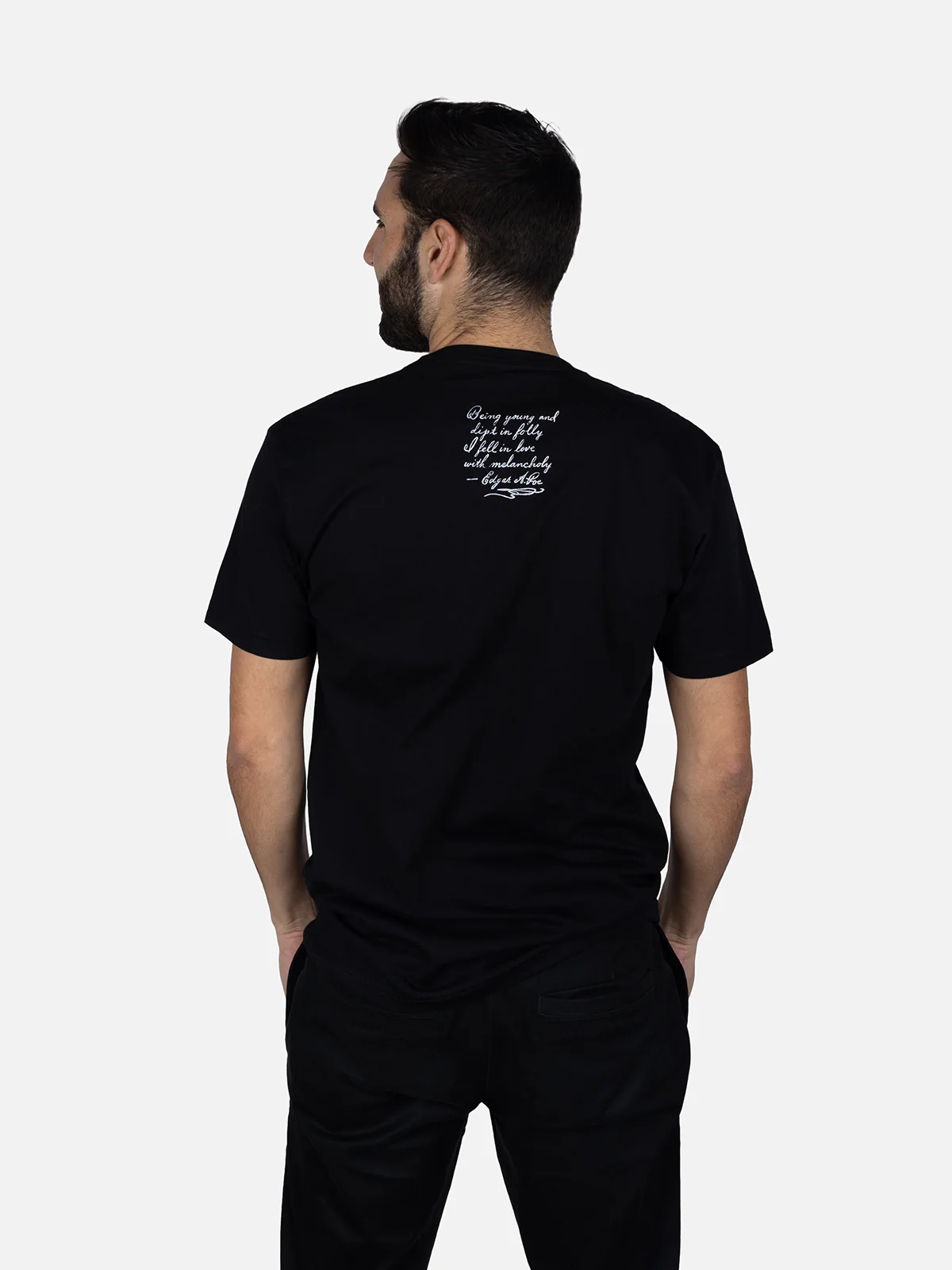 Edgar Allan Poe Melancholy Unisex T-Shirt - Image 2