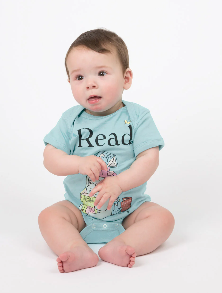 Elephant & Piggie Read baby bodysuit - Image 2