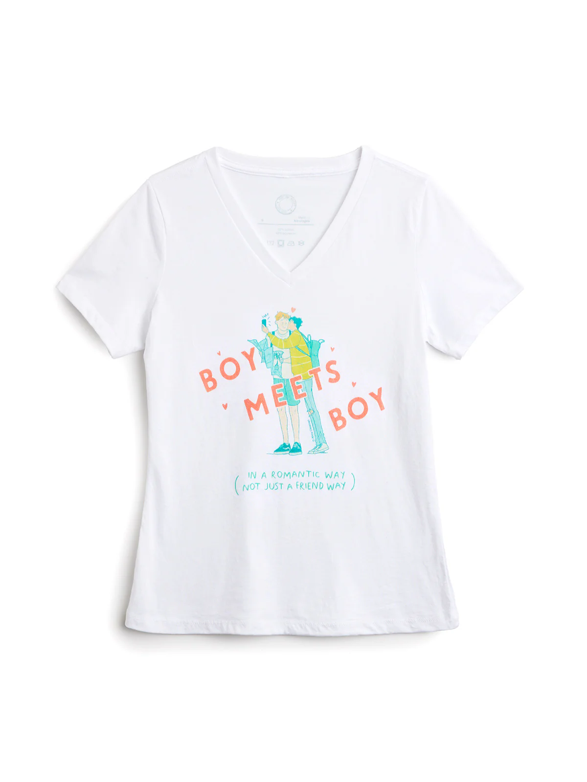 Heartstopper: Boy Meets Boy Women's V-Neck T-Shirt (Print Shop)