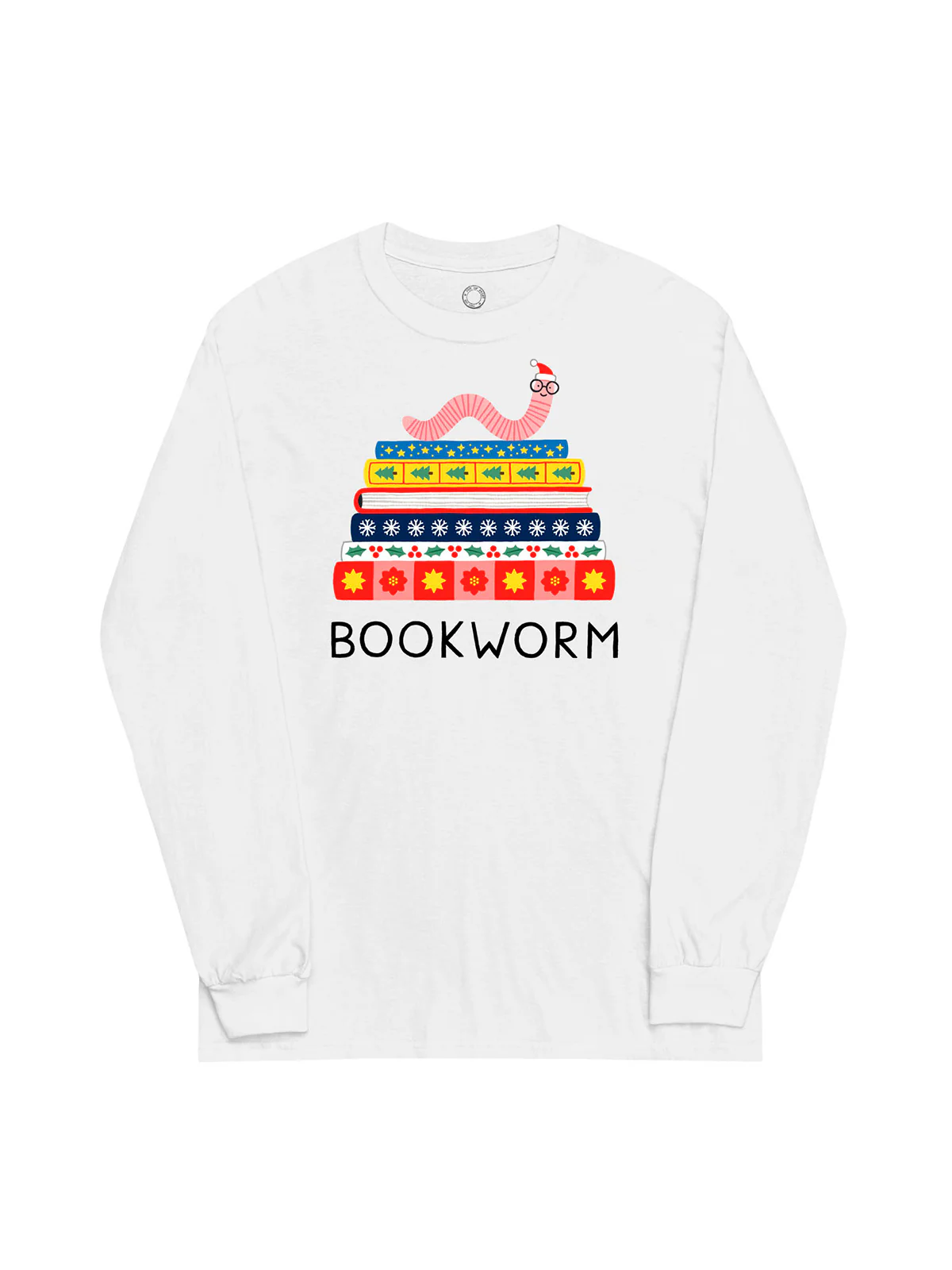 Holiday Bookworm Unisex Long Sleeve (Print Shop)