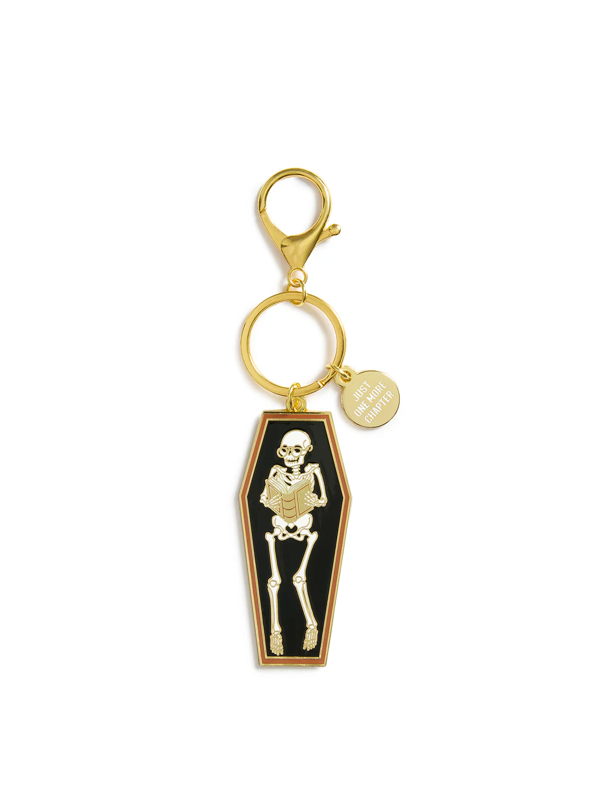 Just One More Chapter keychain