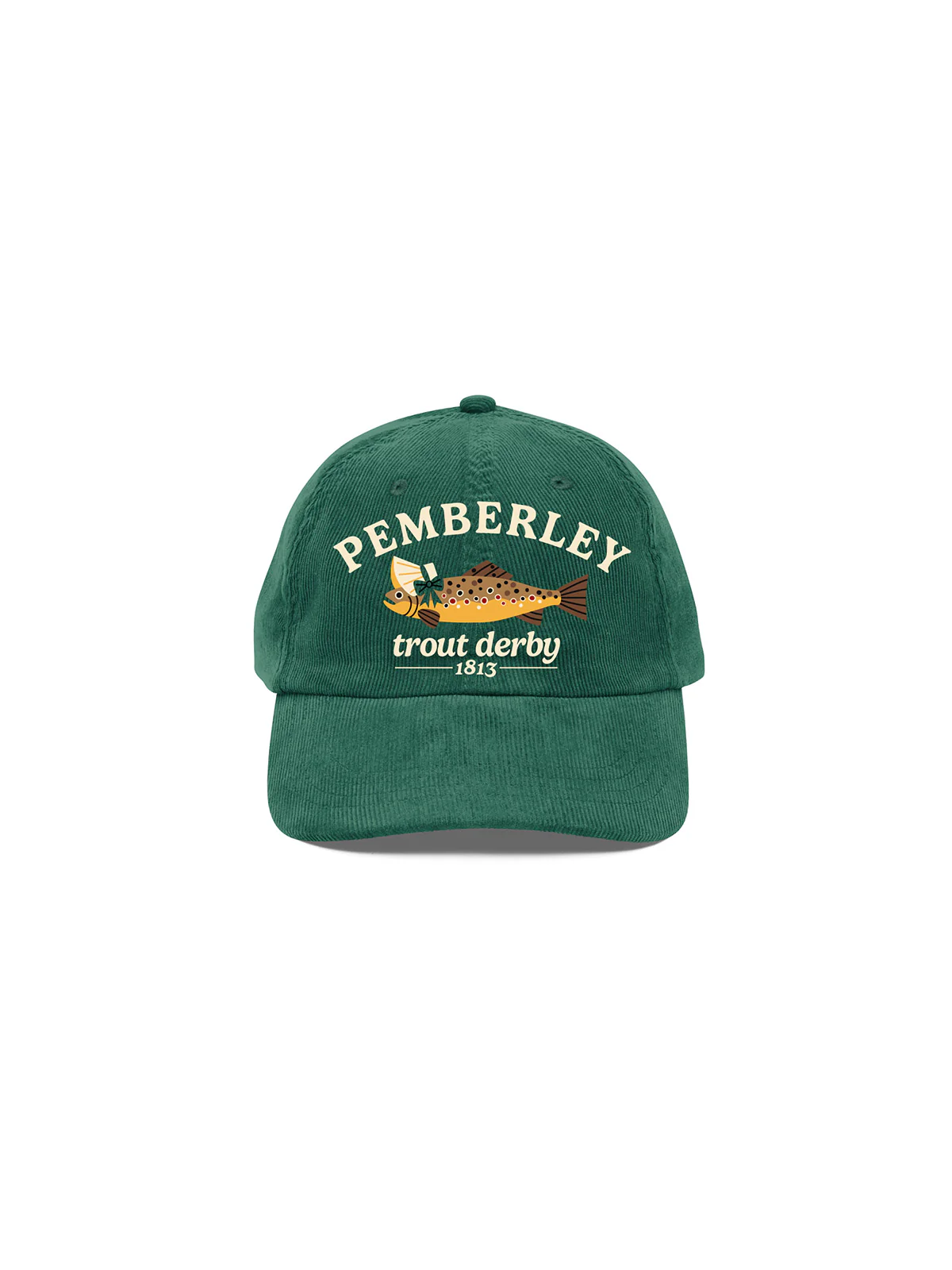 Pride and Prejudice - Pemberley Trout Derby cap