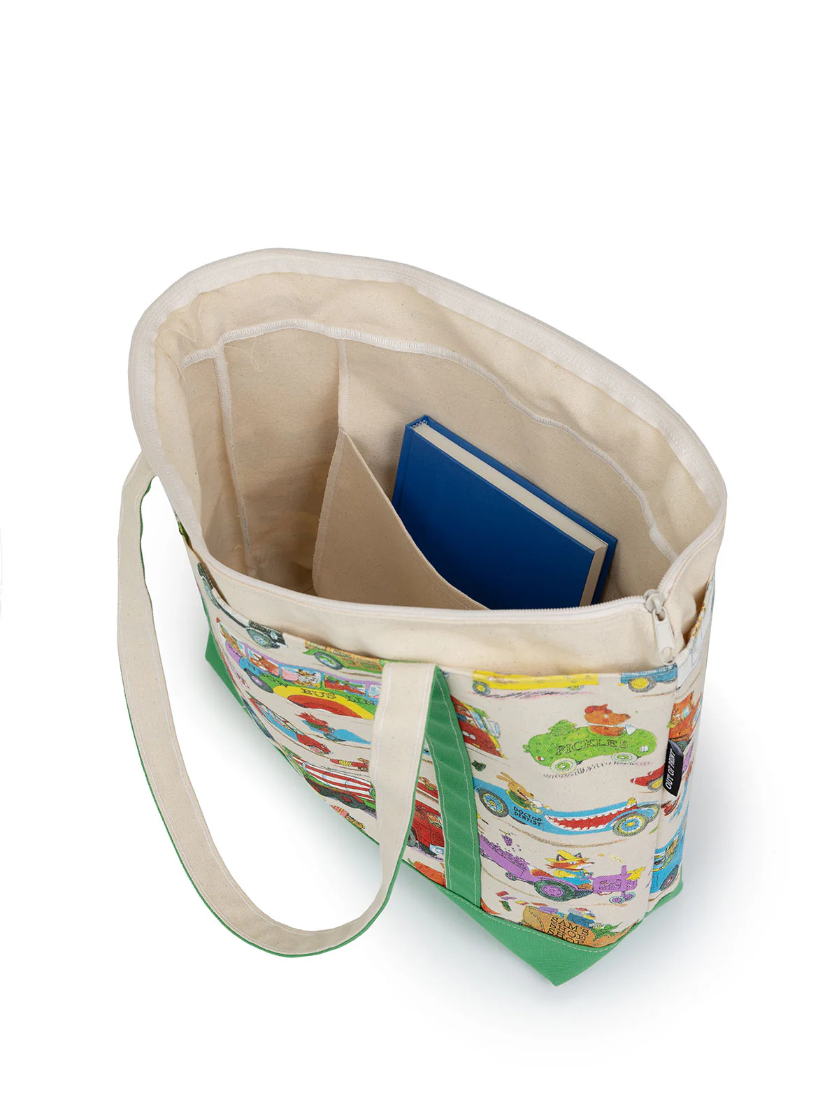 Richard Scarry: Cars and Trucks and Things That Go large zippered tote - Image 2