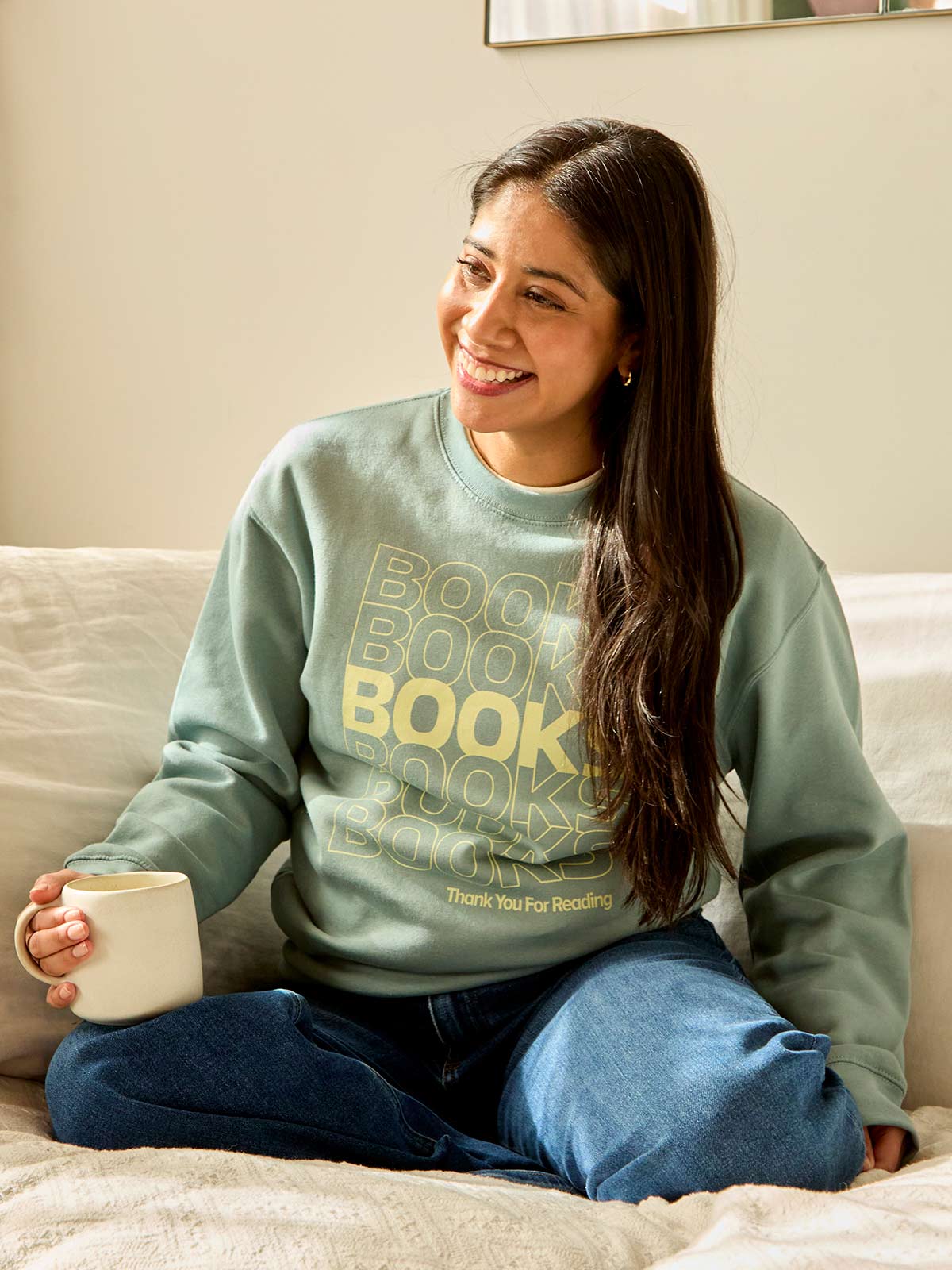 Thank You For Reading Unisex Sweatshirt (Print Shop) - Image 2