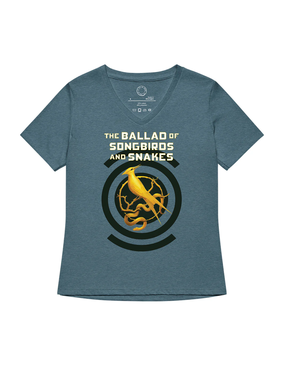 Hunger Games: The Ballad of Songbirds and Snakes Women's V-Neck T-Shirt (Print Shop)