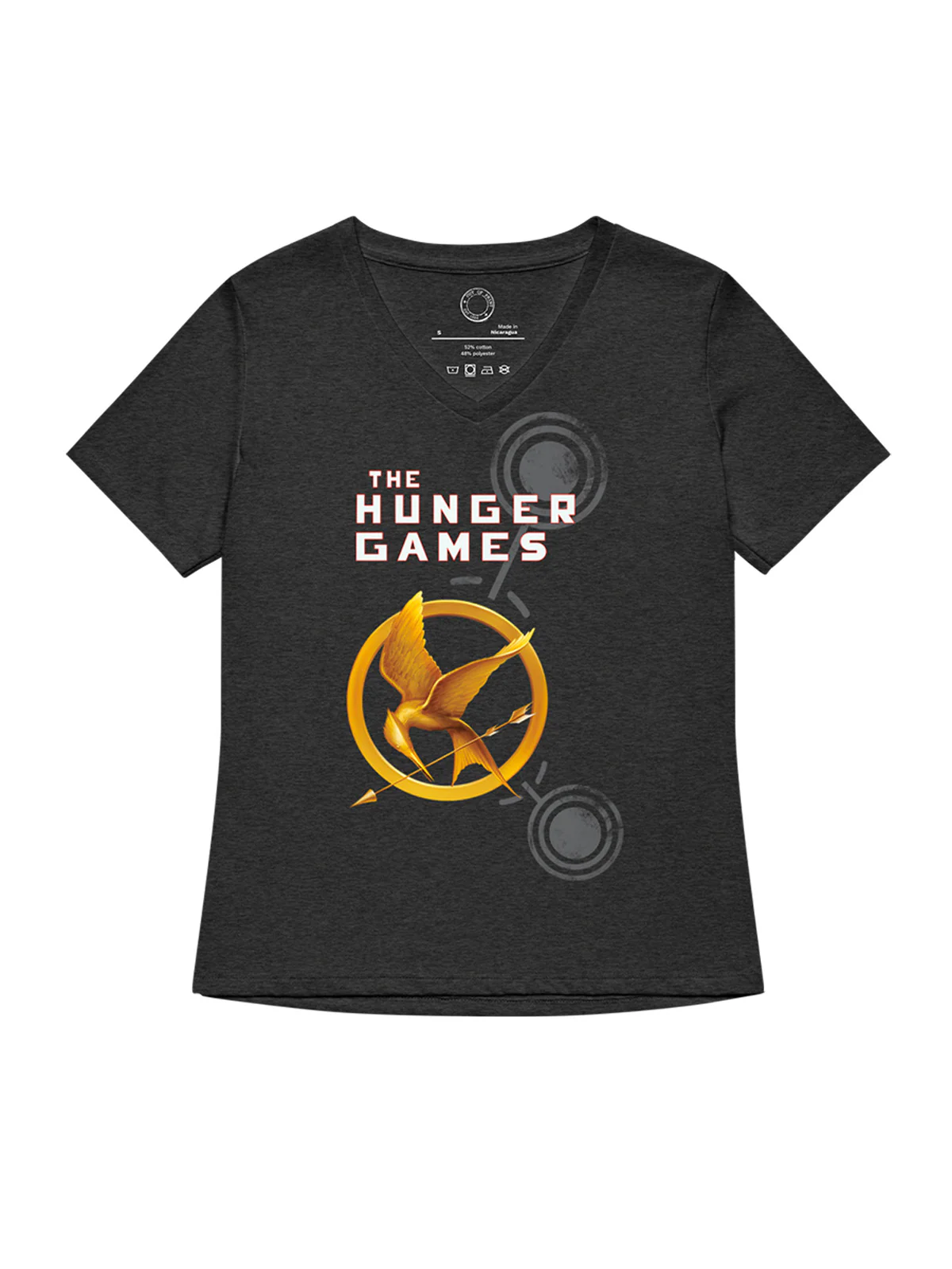 The Hunger Games Women's V-Neck T-Shirt (Print Shop)