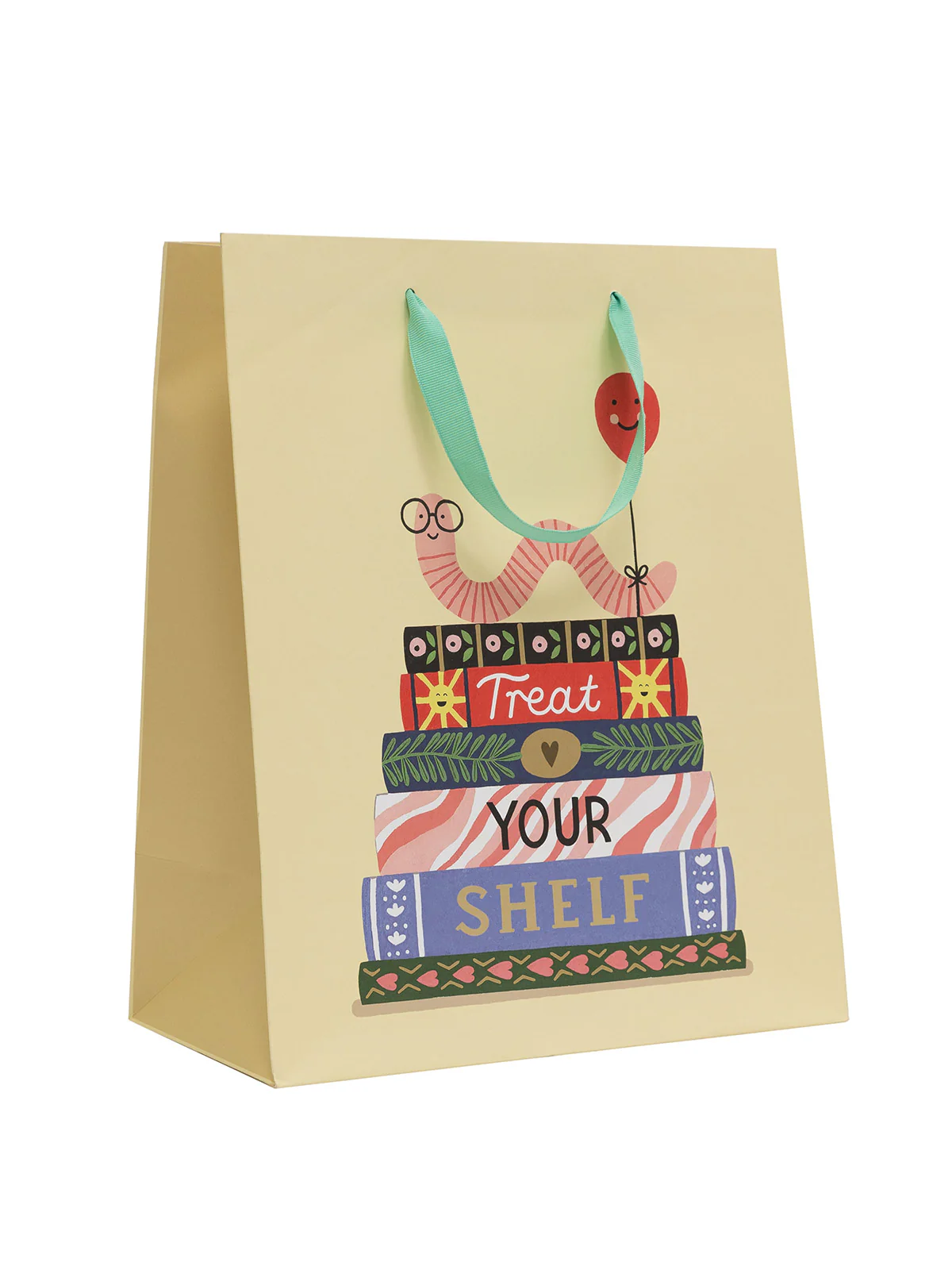 Treat Your Shelf Bookworm large gift bag
