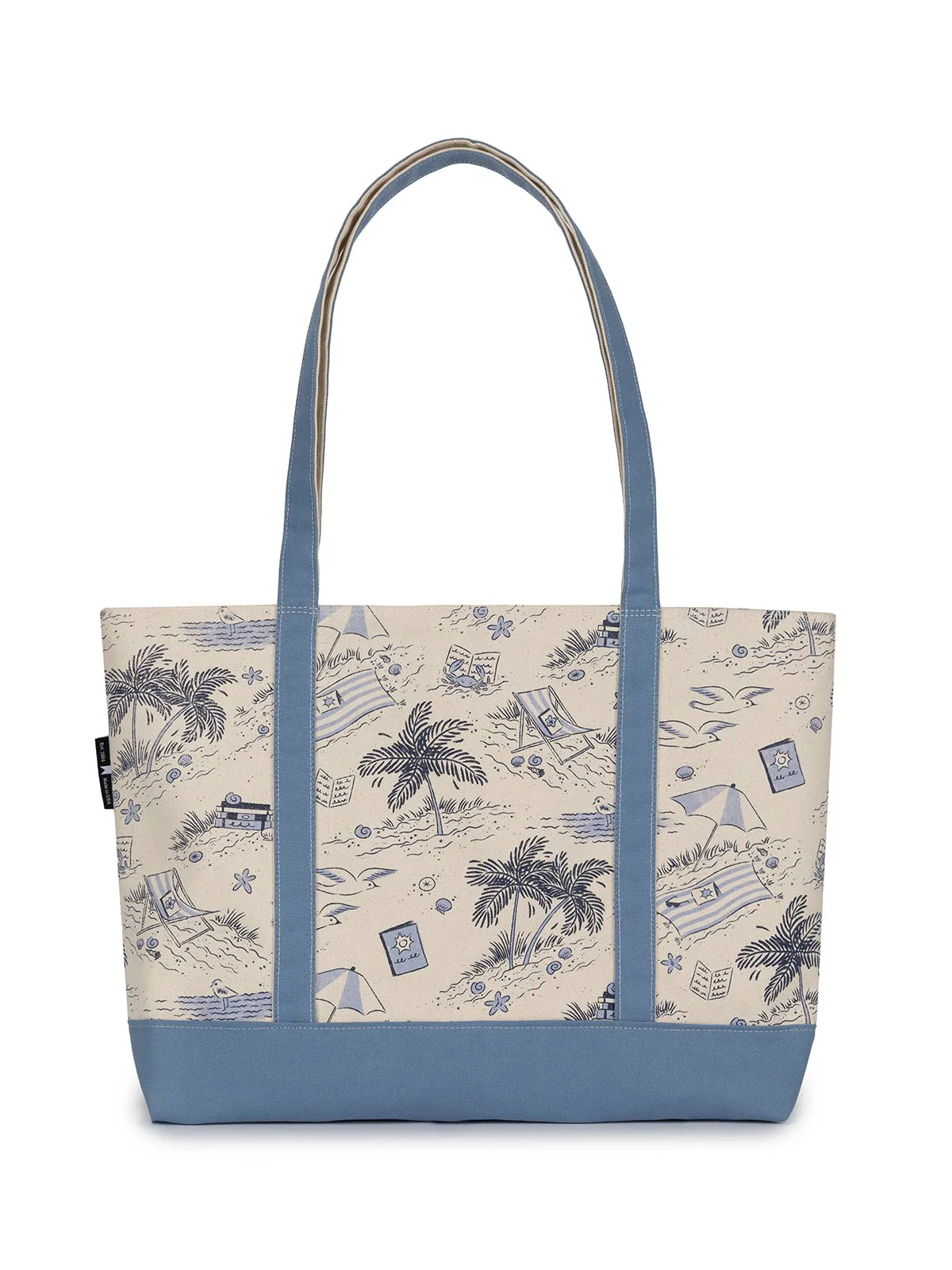Vacation Vibes large zippered tote - Image 2